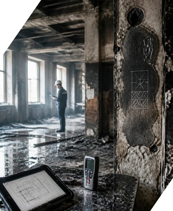 Обследование зданий после пожара в Наро-Фоминске от 15368 р. | ЭкспертизаРоссия